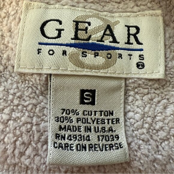 VTG Kapalua Hawaii Sweatshirt Women Small Relax Fit Cream Reverse Texture Grunge - Picture 2 of 10